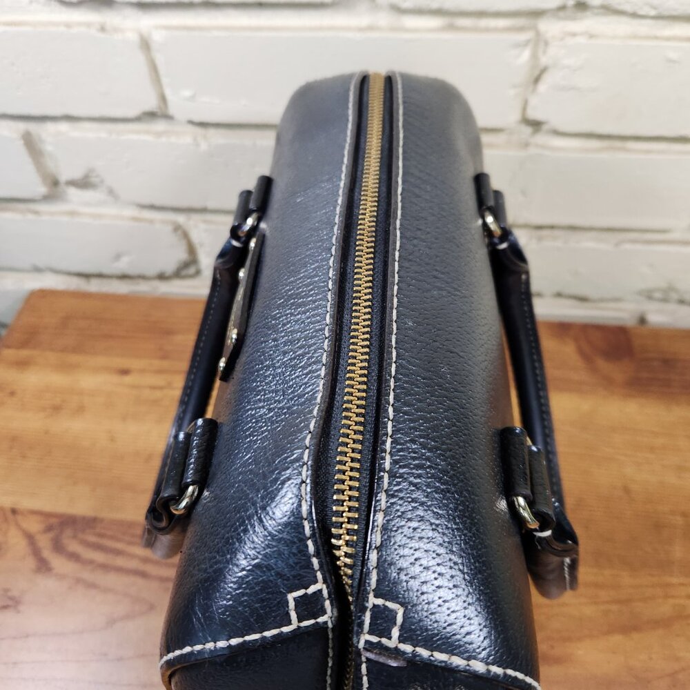 Kate Spade Alessa Black Leather Shoulder Bag Purse - Picture 11 of 14
